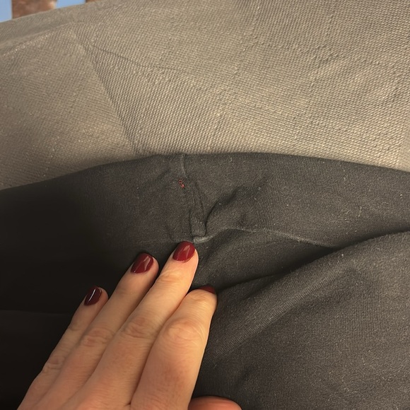 Hard Tail Forever Contour Roll Down Ankle Leggings Black Small - Picture 6 of 7